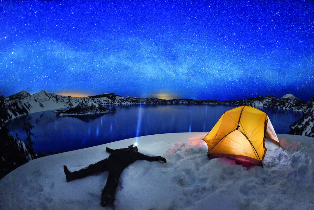 A imagem feita em Crater Lake National Park, em Oregon, EUA, ganhadora do prêmio de melhor fotografia no concurso da revista National Geographic Traveler 
