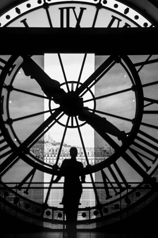 Relógio do Museu D'Orsay, em Paris, em foto de Silvestre Machado