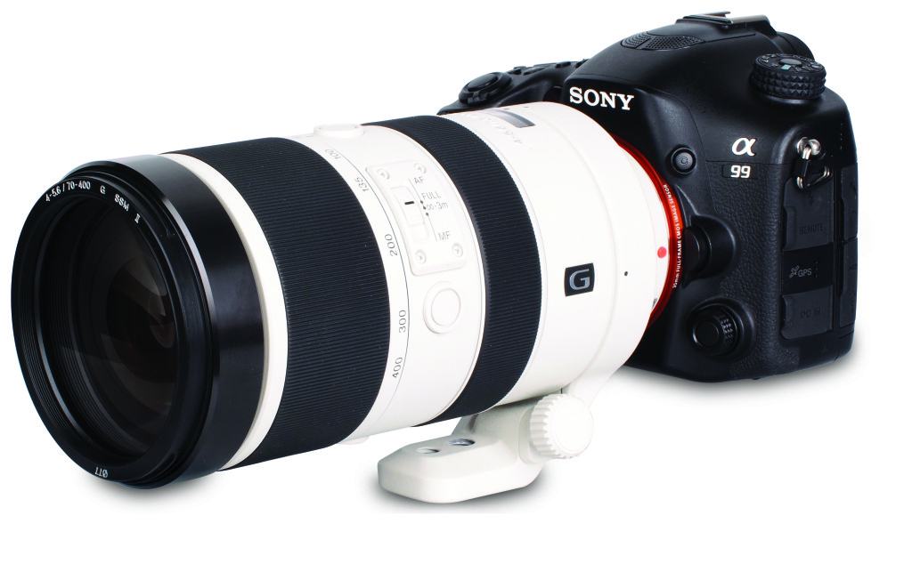 Lentes profissionais, como esta Sony 70-400 mm, têm qualidade (e preço) superior às lentes para amadores