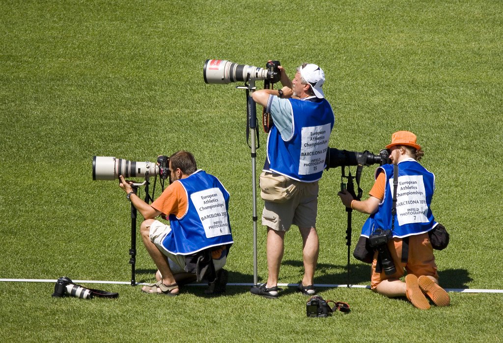 Fotografia de esportes exige o uso de teleobjetivas poderosas