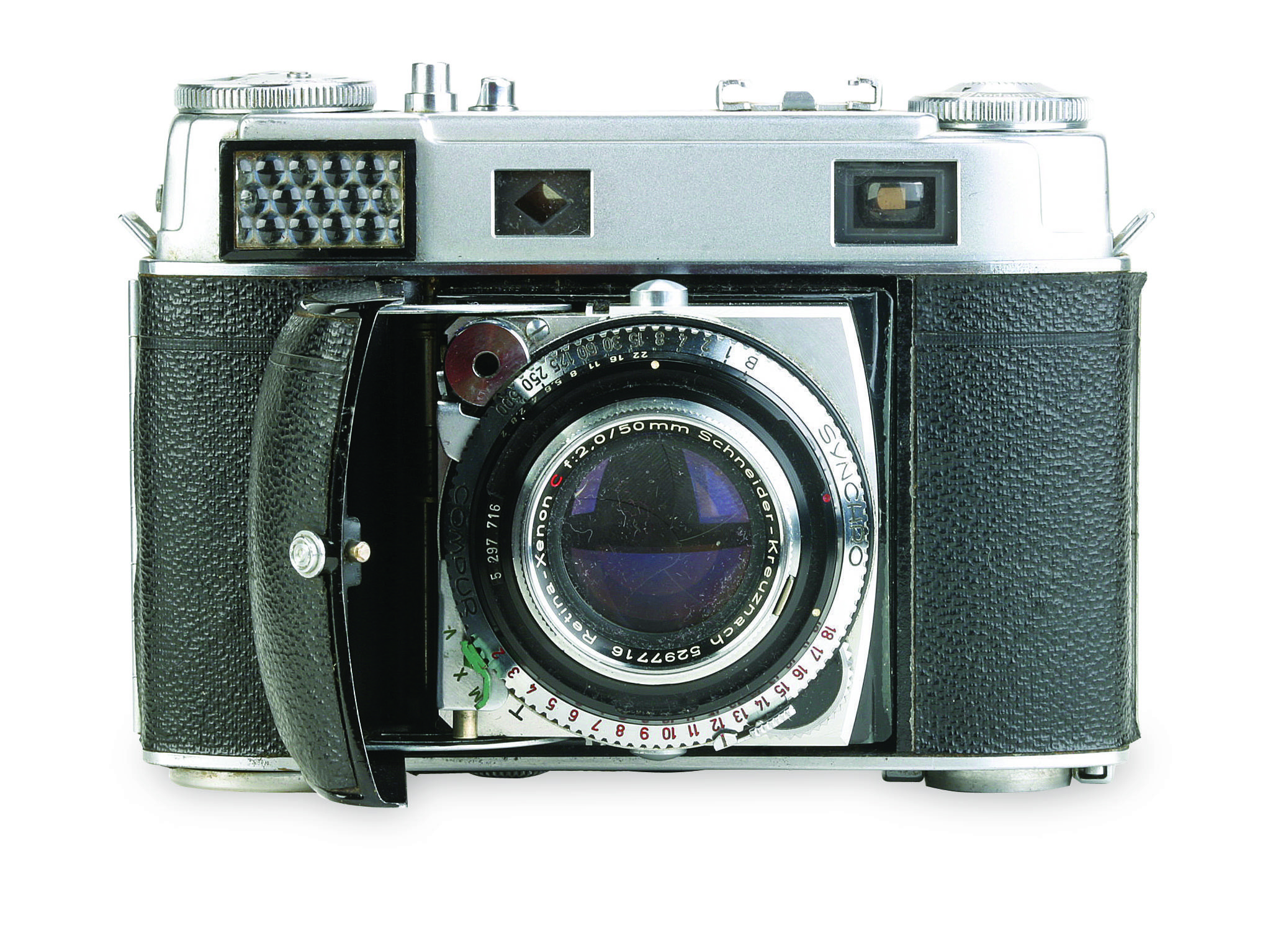 A Kodak Retina, lançada nos Estados Unidos em 1934, foi uma das responsáveis pela popularização do filme 35 mm e o fim da era da chapa de vidro 
