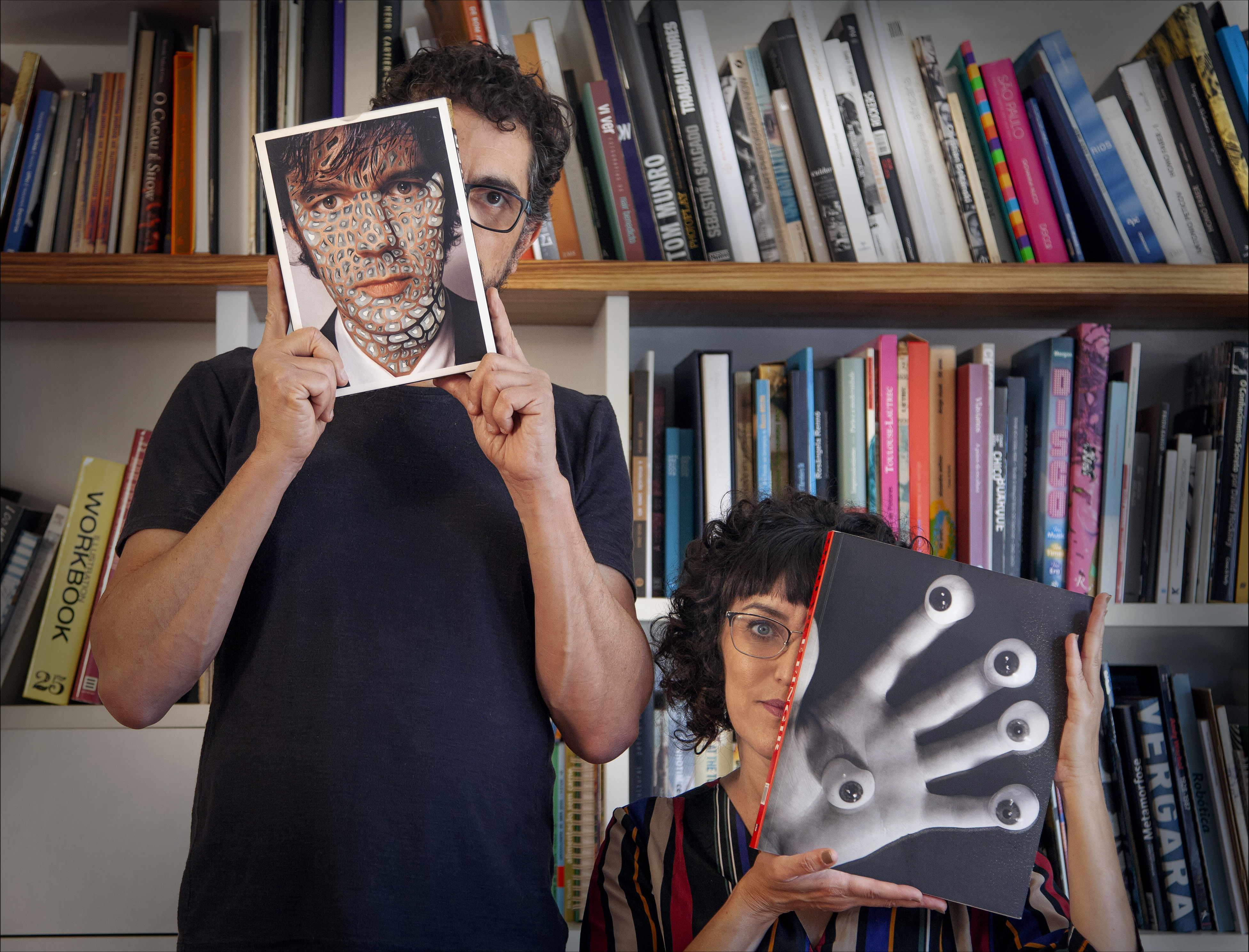 O projeto é idealizado pelo fotógrafo José Fujocka (esquerda) e a diretora de arte Luciana Molisani (direita)