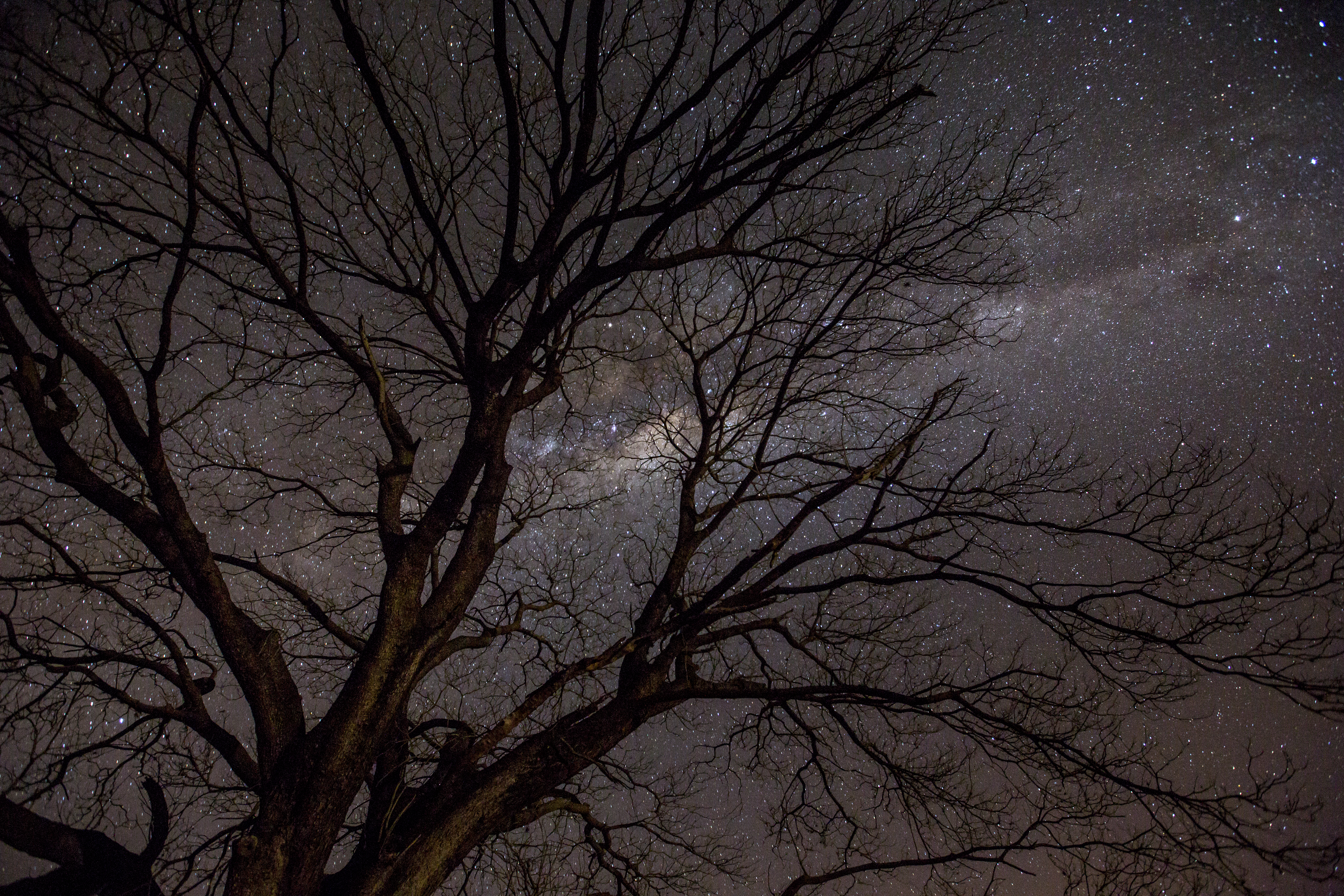 Imagem da Via Láctea também com a lente em posição 16 mm, mas com um plano mais fechado