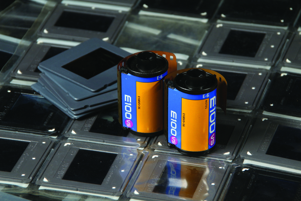 bobinas do slide Ektachrome, que será relançado no Brasil pela Kodak Alaris. Foto: Shutterstock