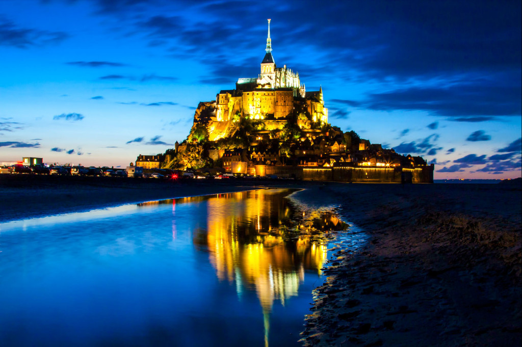 Monte Saint-Michel, na França: lembrança na temporada na Europa. Foto: Jared Windmüller